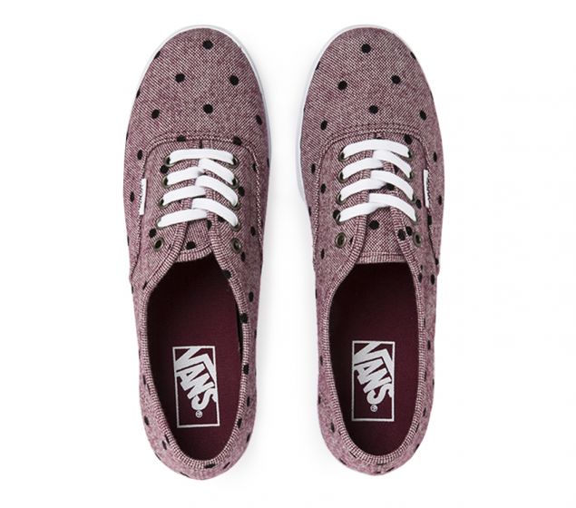 VANS |AUTHENTISCH | LO PRO | BURGANDY/WEISS